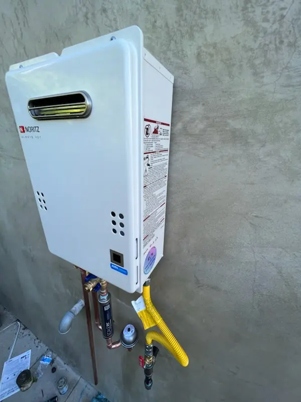Tankless water heater installation for Polk Valley homes